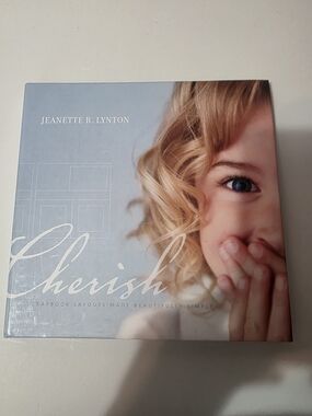 Scrapbook Cherish Book - Light Blue and Cream